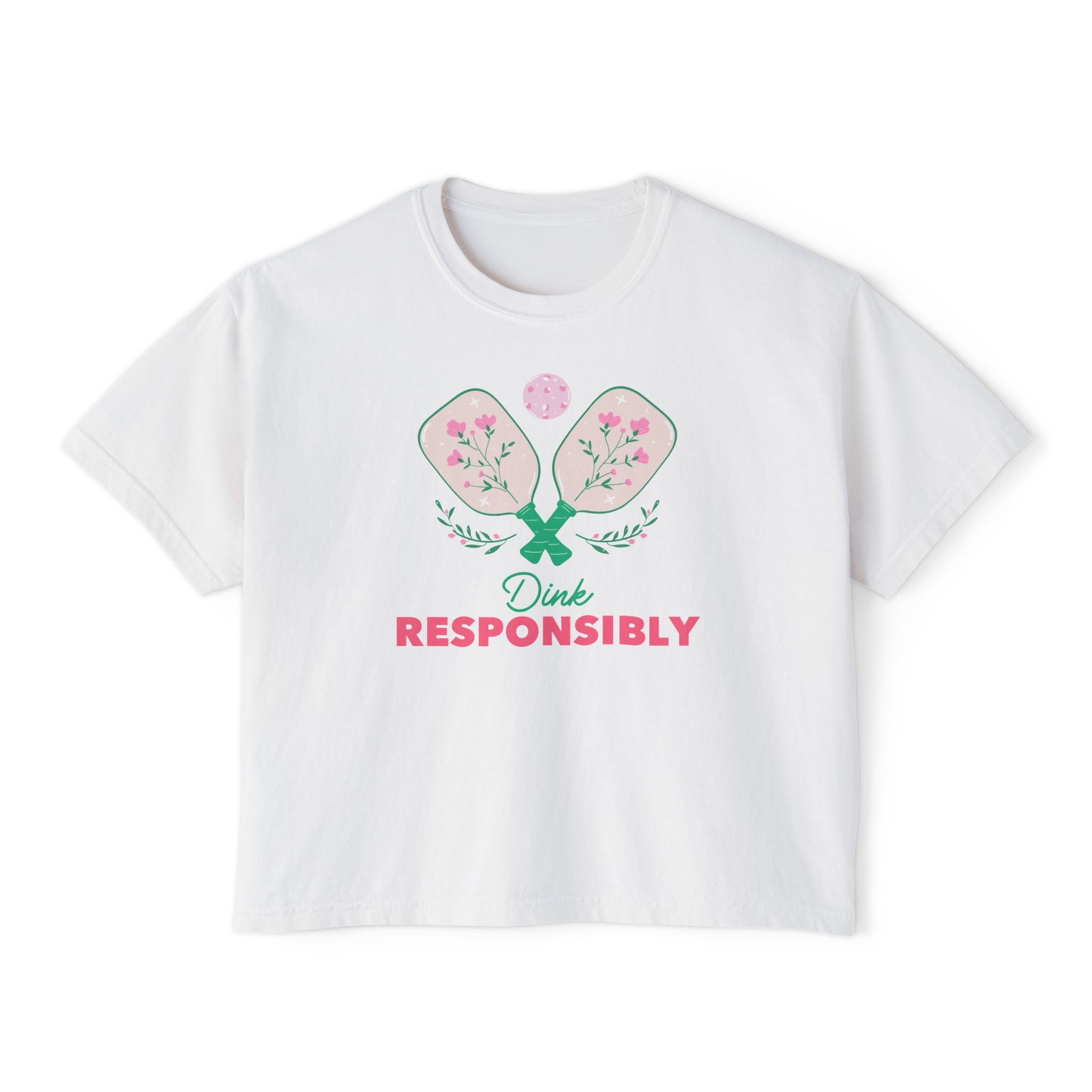 Dink Responsibly Boxy Tee