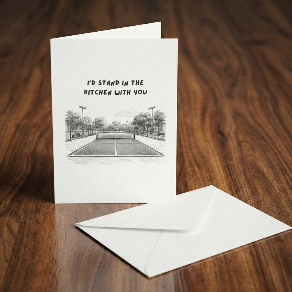 I'd Stand in the Kitchen with You Greeting Card
