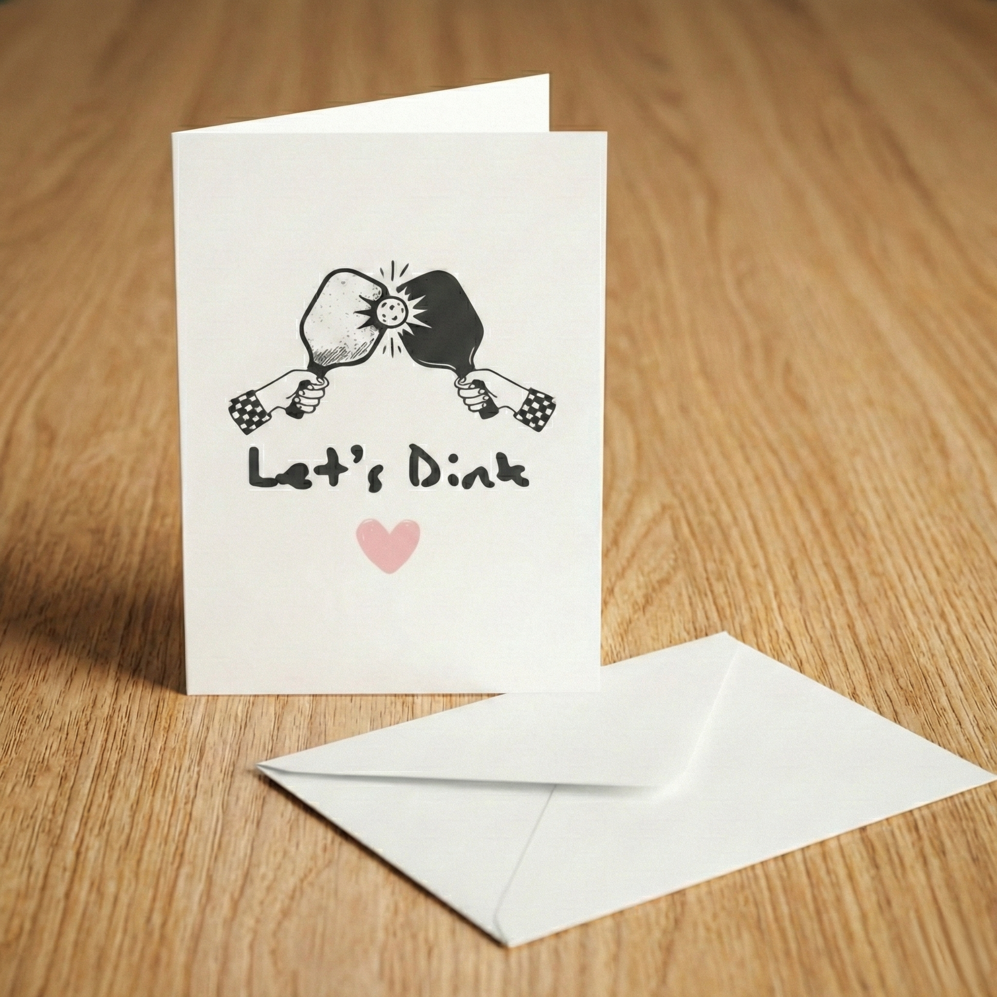 Let's DInk Greeting Card